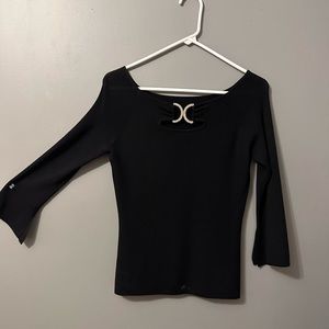 black 3/4 sleeve